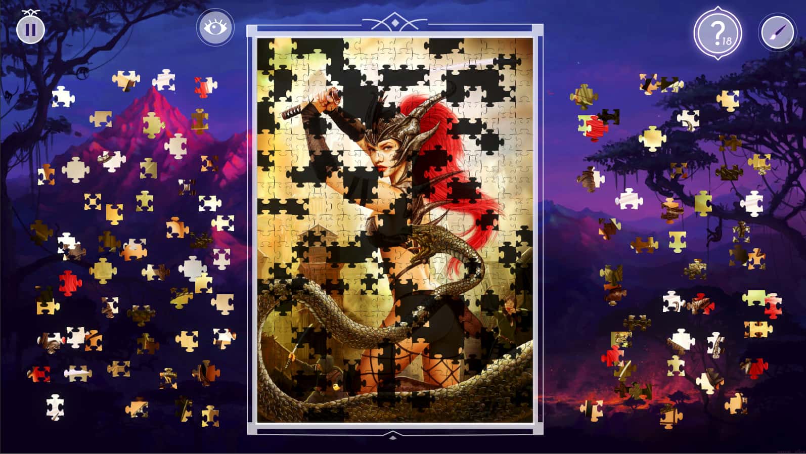 #1. Dark Fantasy 2: Jigsaw Puzzle (GOG) От: MediBang Games