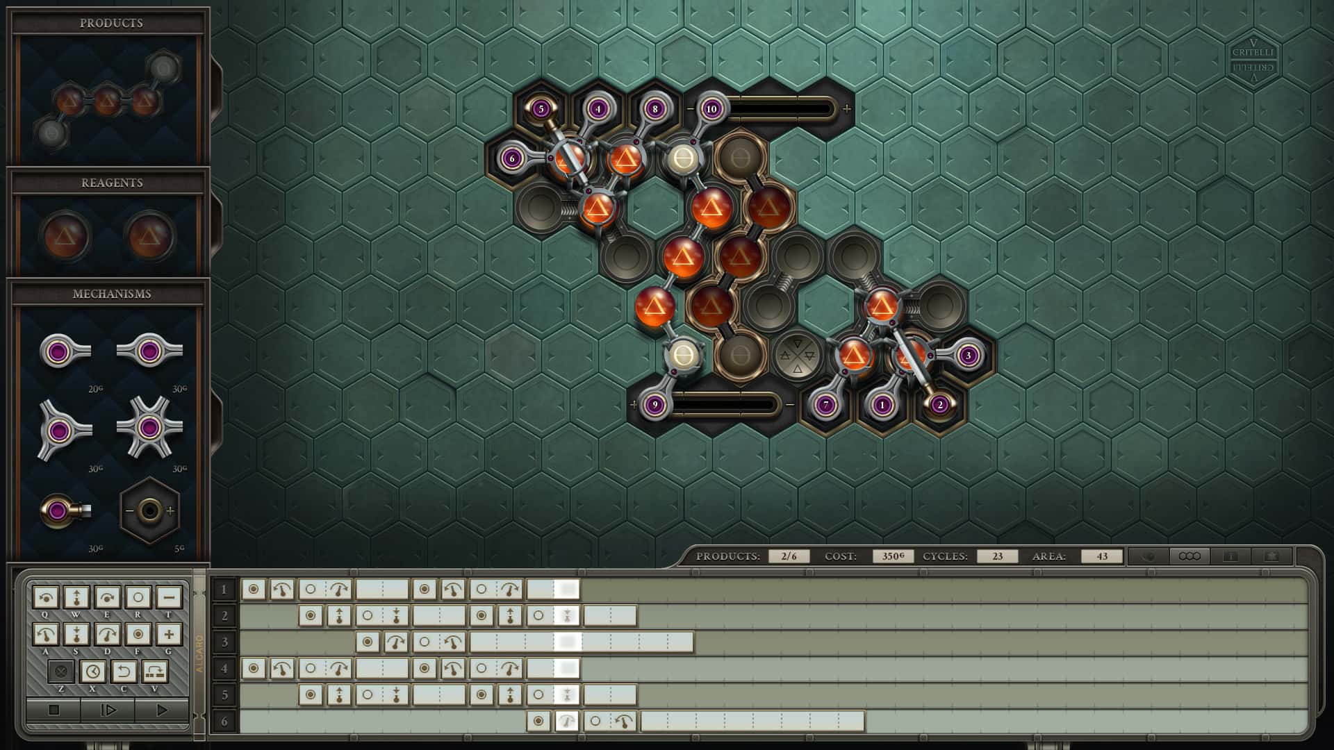 #3. Opus Magnum (GOG) 由: Zachtronics