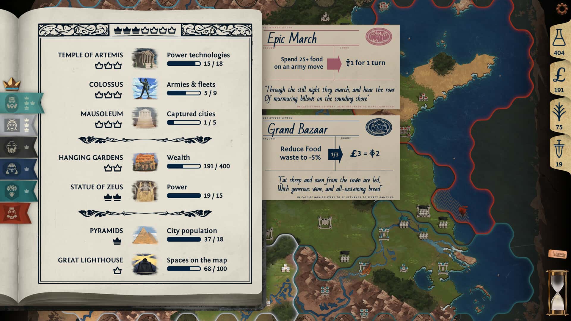 #1. Ozymandias: Bronze Age Empire Sim (GOG) 由: Goblinz Publishing