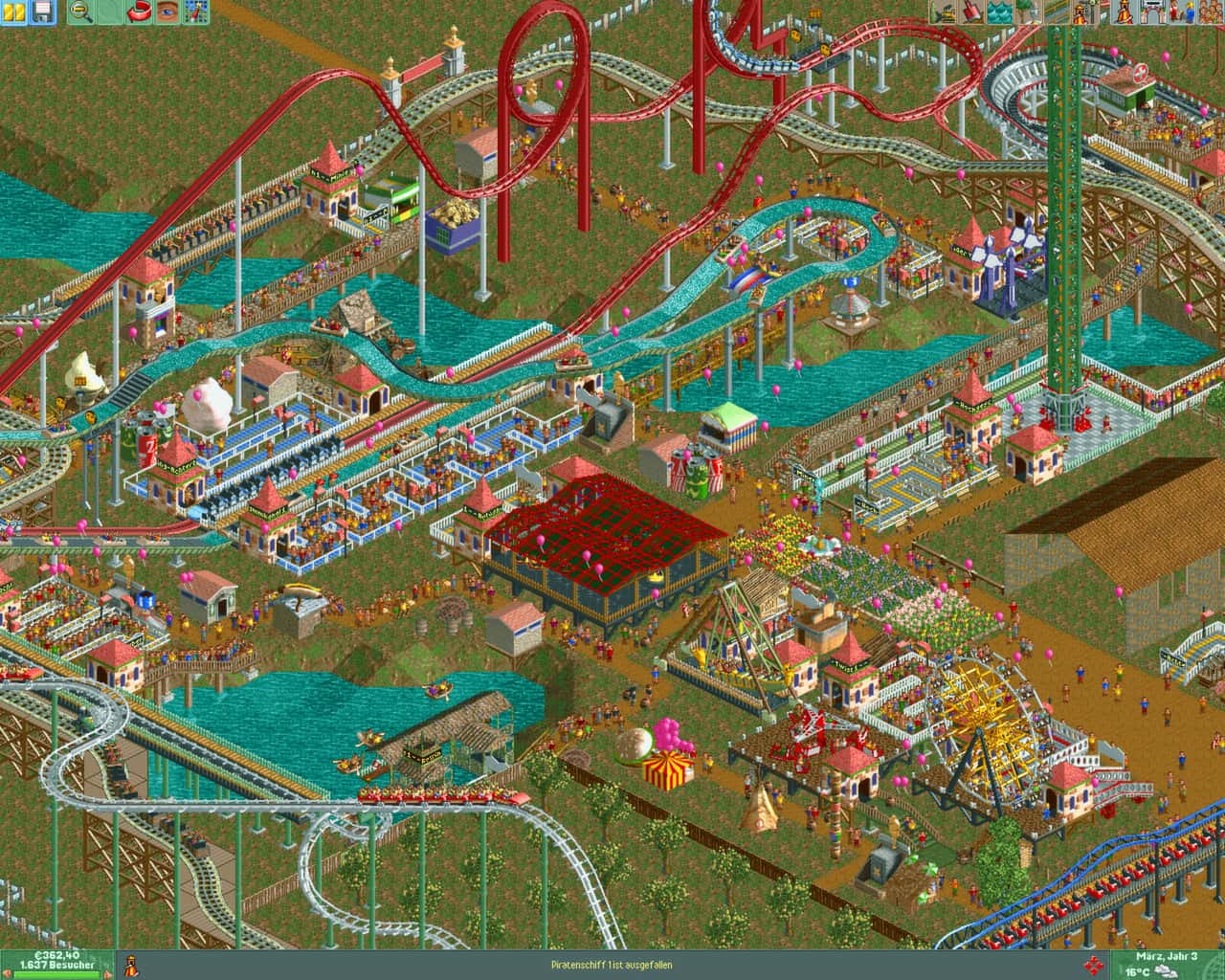#9. RollerCoaster Tycoon Bundle (GOG) От: Atari