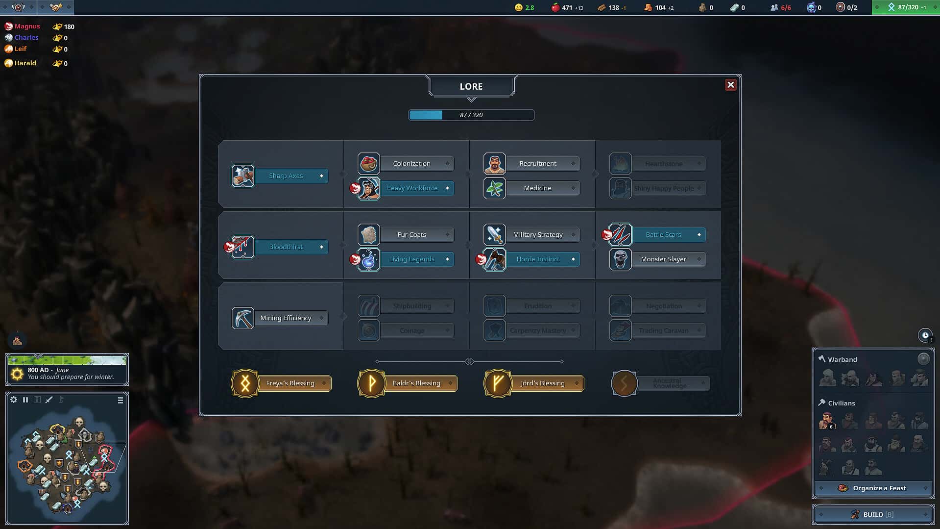 #2. Northgard - Garm, Clan of the Hounds (GOG) Podle: Shiro Games