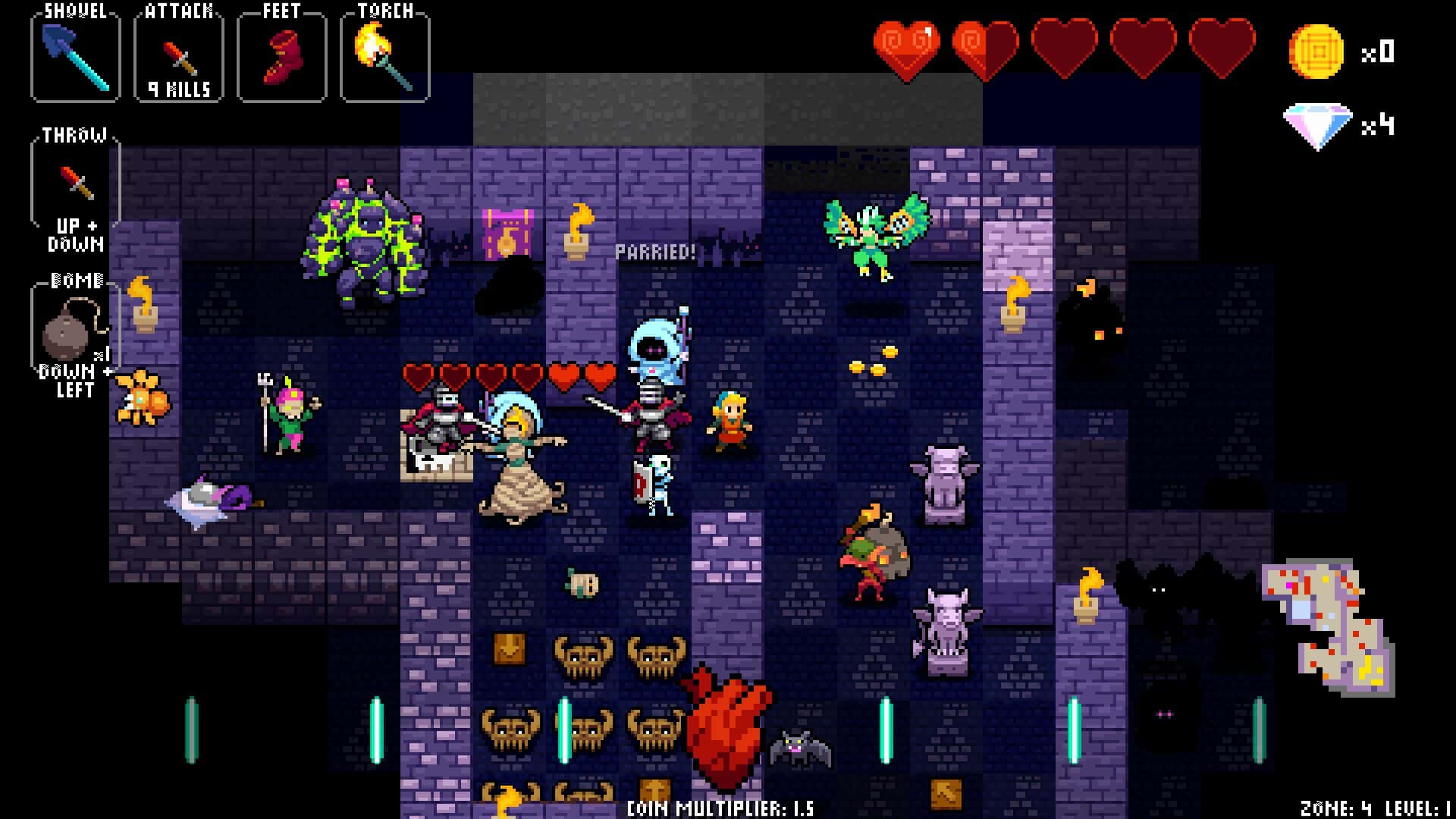 #6. Crypt of the NecroDancer (GOG) 由: Brace Yourself Games
