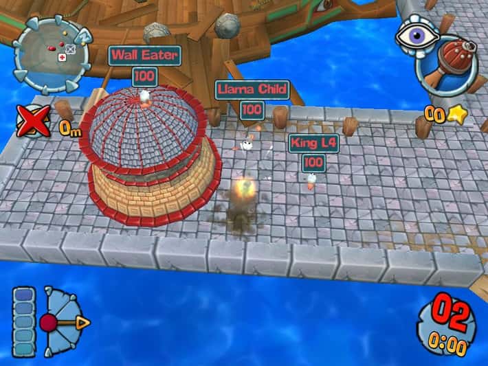#3. Worms Forts: Under Siege (GOG) 由: Team17 Digital LTD.