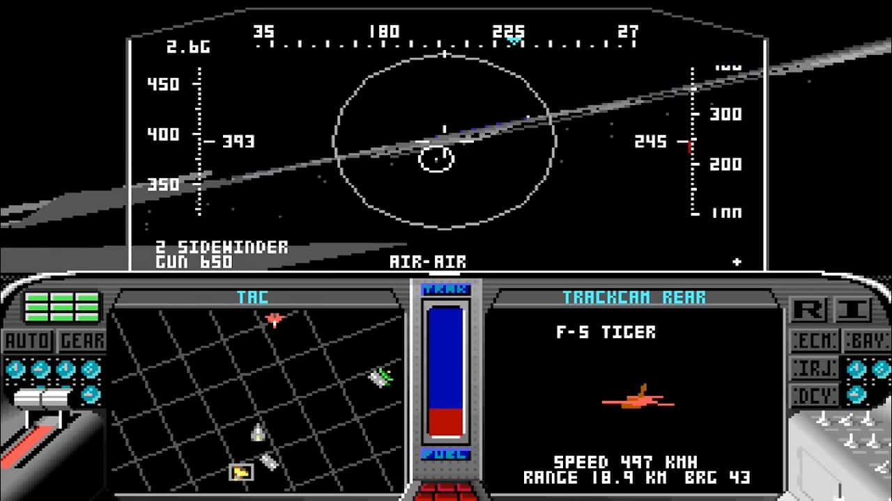 #8. F-19 Stealth Fighter (GOG) Podle: Atari
