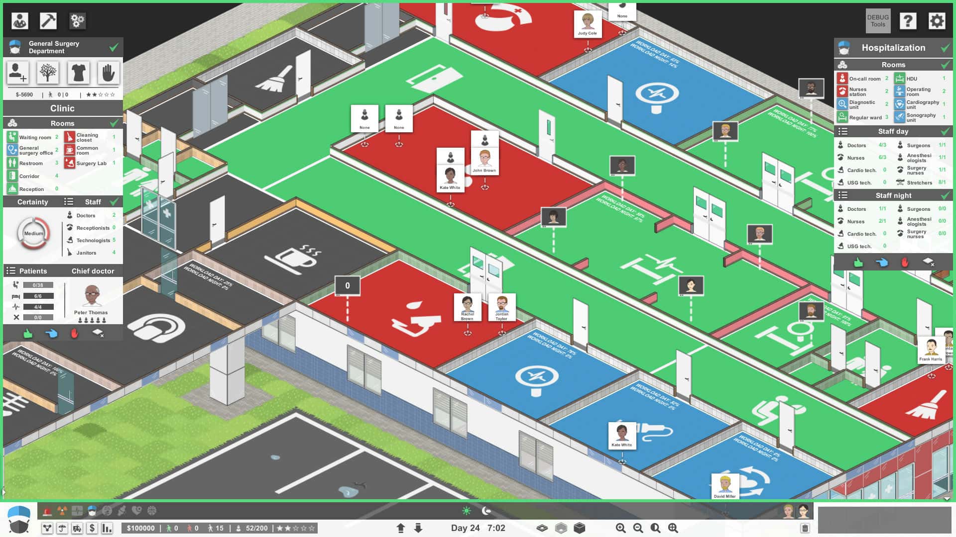 #5. Project Hospital (GOG) 由: Oxymoron Games