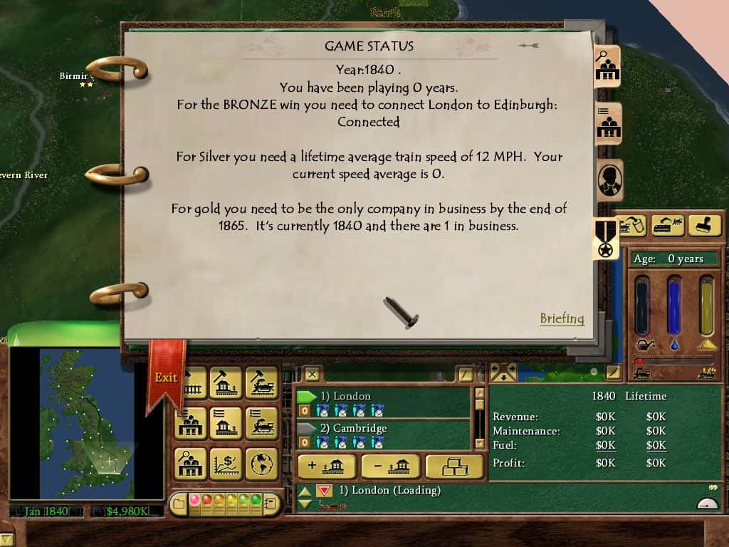 #3. Railroad Tycoon 3 (GOG) 由: 2K Games