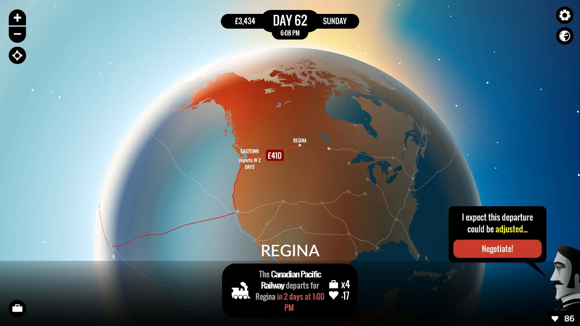 #10. 80 Days (GOG) 由: inkle Ltd