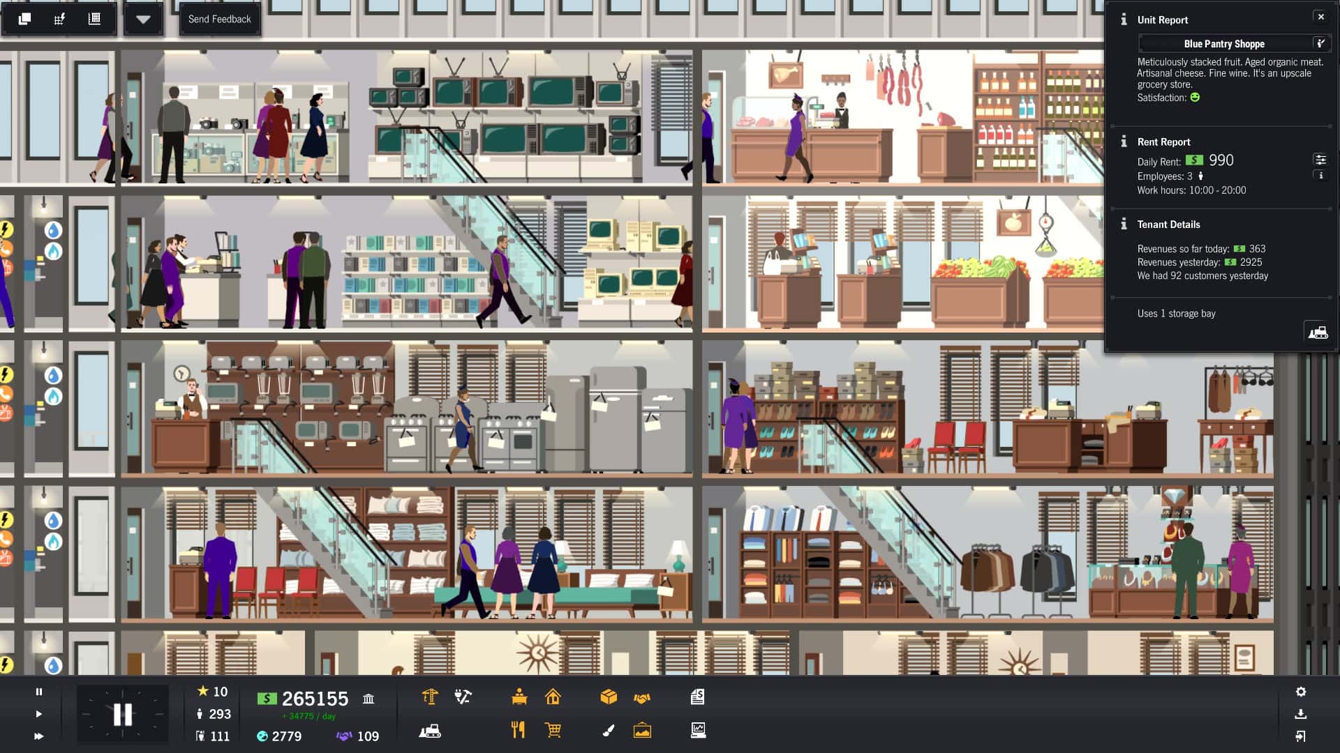 #7. Project Highrise (GOG) Podle: Kasedo Games