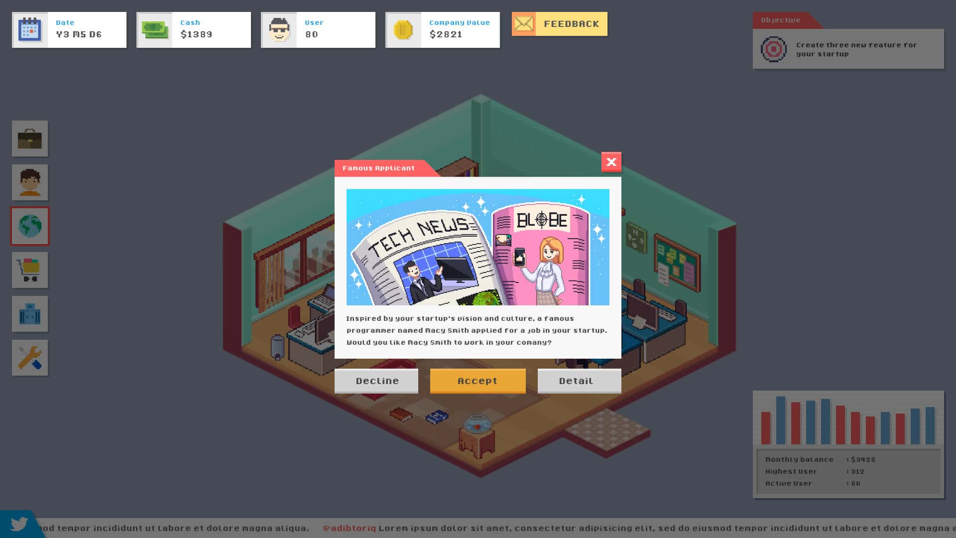 #4. Startup Panic (GOG) โดย: tinyBuild