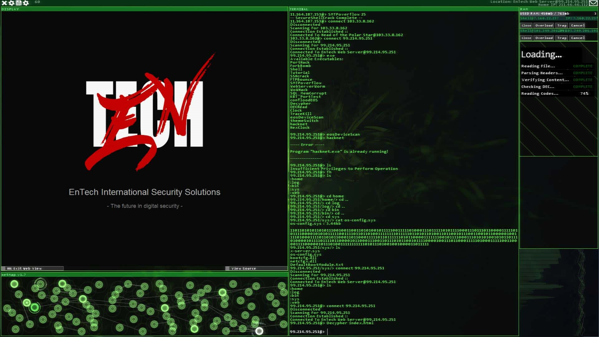 #5. Hacknet Complete Edition (GOG) От: Fellow Traveller