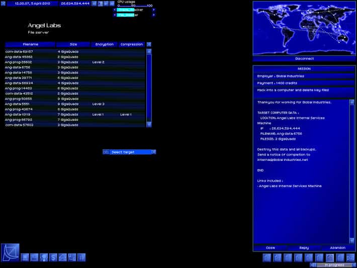 #3. Uplink: Hacker Elite (GOG) Bởi: Introversion Software