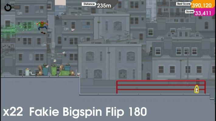 #7. OlliOlli (GOG) Por: Devolver Digital