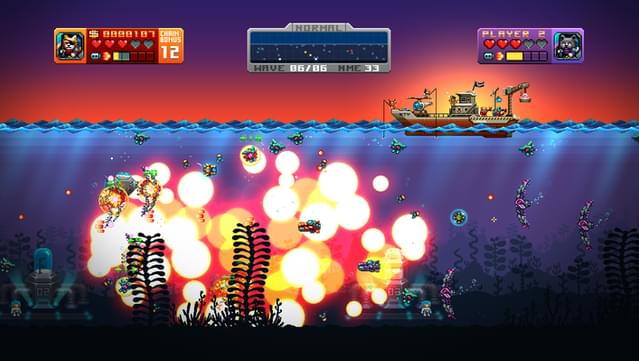Aqua Kitty: Milk Mine Defender gameplay screenshot 17