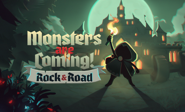 monsters are coming! rock & road vertical card thumbnail