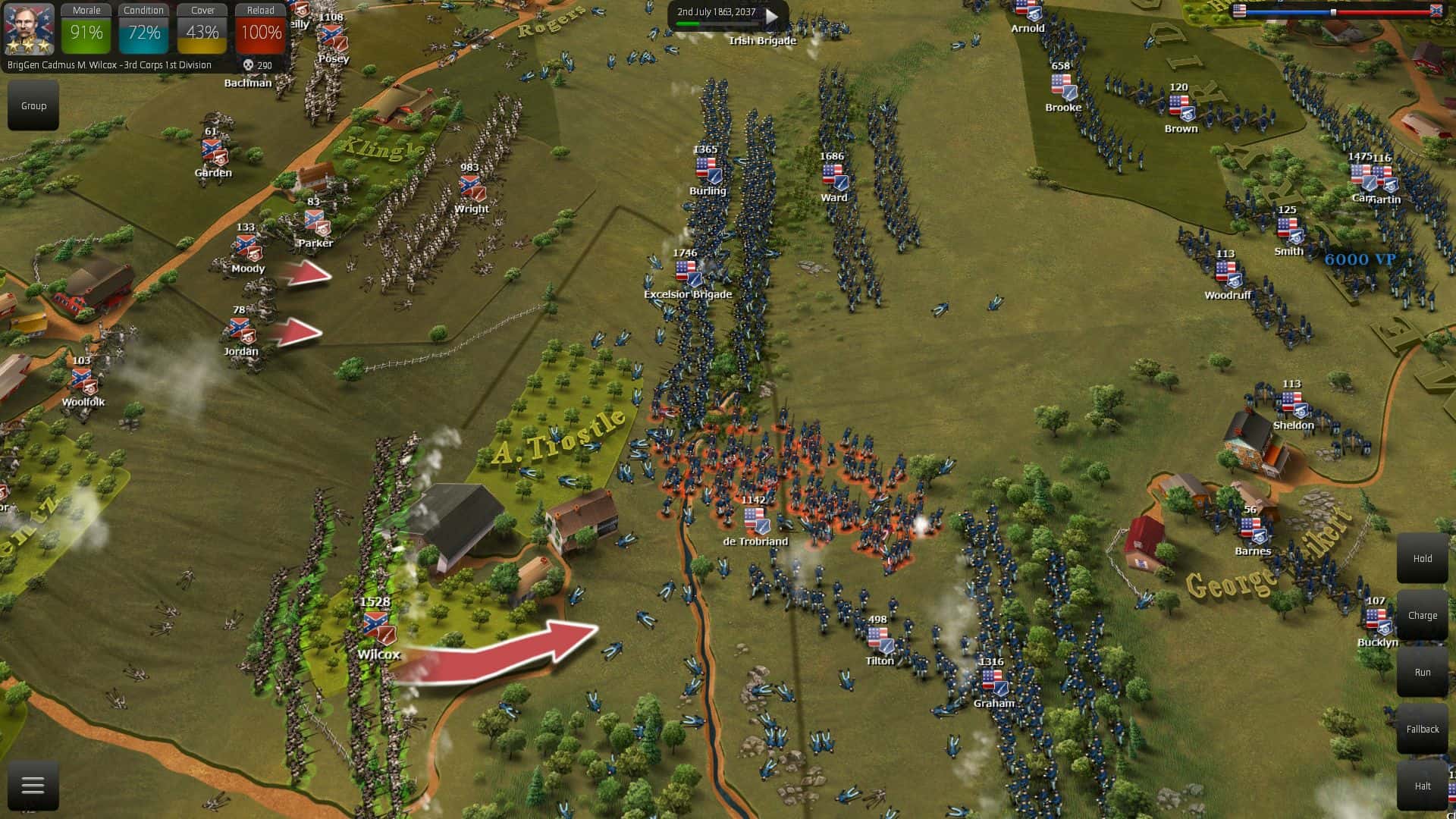 #10. Ultimate General: Gettysburg (GOG) 由: Game-Labs