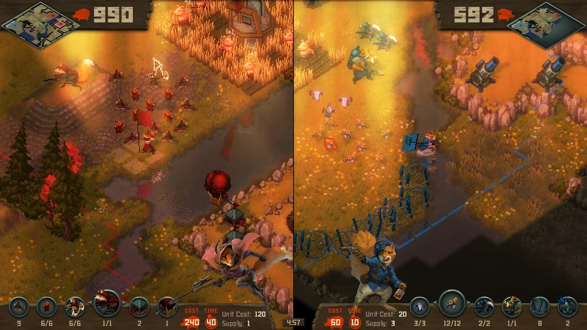 #4. Tooth and Tail (GOG) 由: Pocketwatch Games