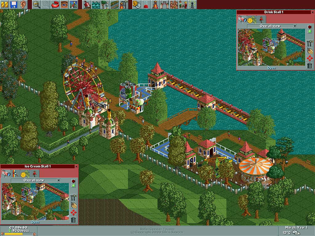 #4. RollerCoaster Tycoon® Deluxe (GOG) di: Atari