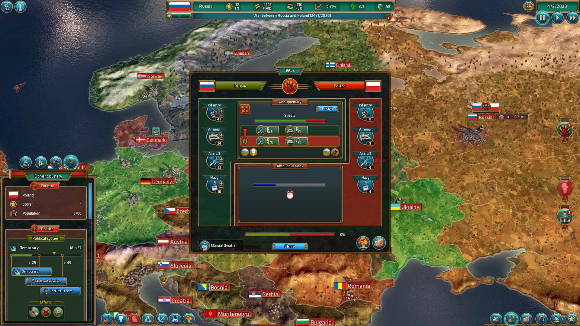 #9. Realpolitiks (GOG) โดย: Fulqrum Publishing