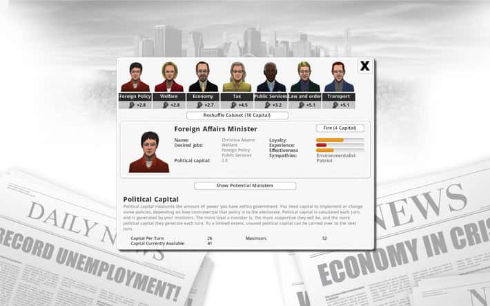 #1. Democracy 3 (GOG) 由: Positech Games