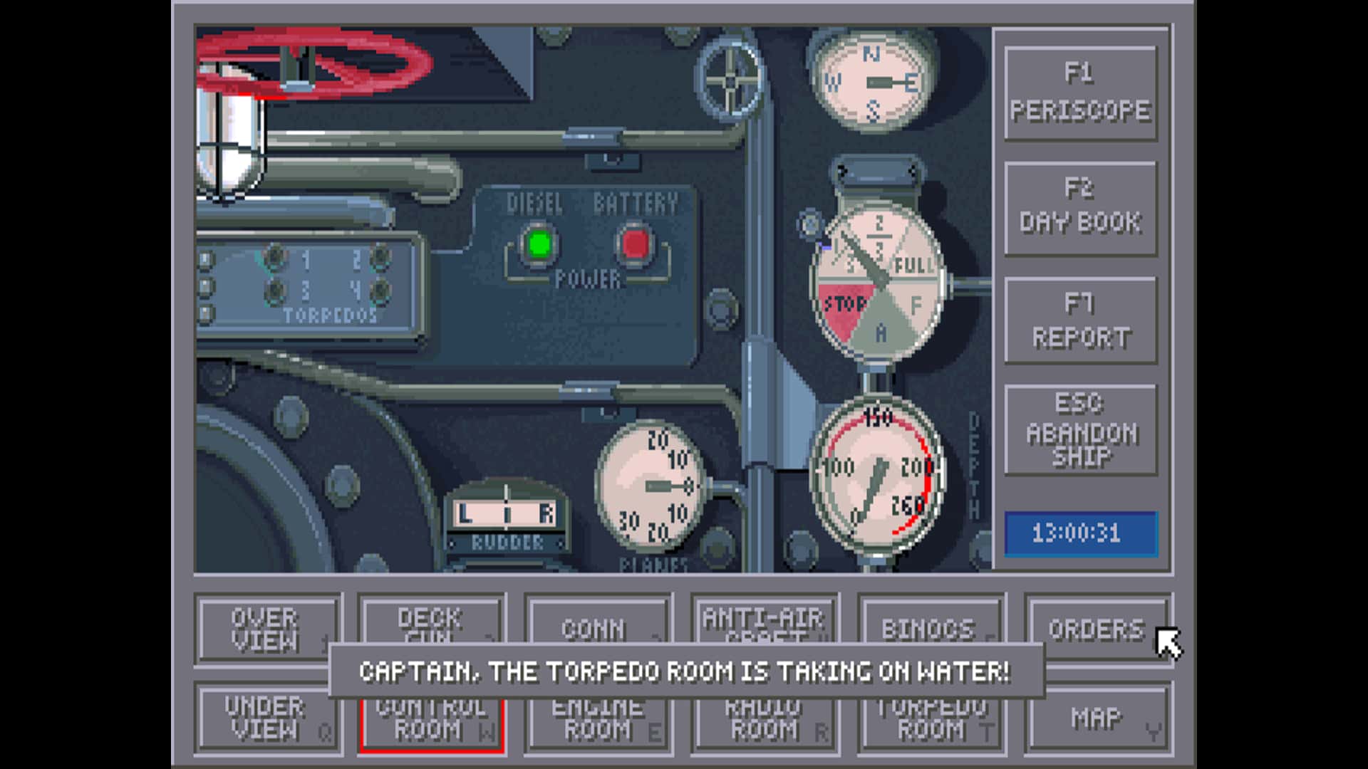 #3. Das Boot: German U-Boat Simulation (GOG) By: Ziggurat Interactive